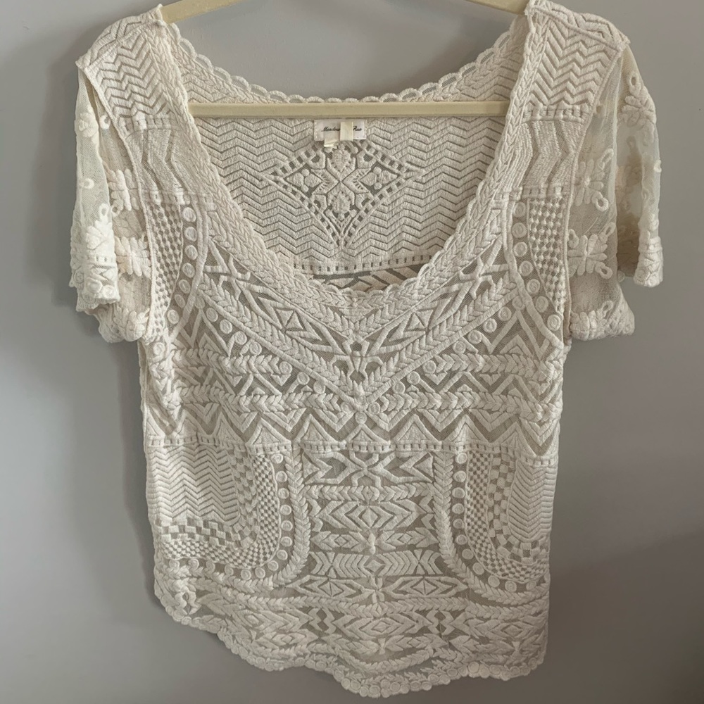 Beautiful Lace Top from Anthropologie!